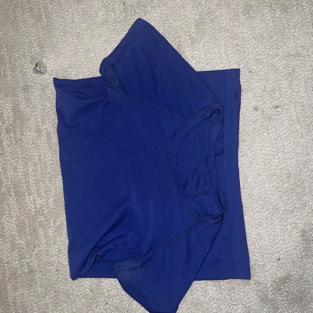 blazer blue swiftly size four lululemon